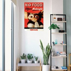 Gremlins – Movie Poster (Gizmo – No Food After Midnight – Never Ever) (24 x 36″)