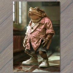 Art Print Frog Shorts And Shirt Sneakers Weird Funny Strange Unusual Odd Cute