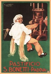 Decorative Poster.Home Room interior art design.Italian Pasta Chef.Kitchen.7792