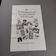 (16) 1970s-80s Scholastic Xerox Book Club Education Read Poster Wall Art Lot