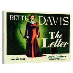1940 The Letter (Warner Brothers) Movie Poster or Canvas Home Decor Art Print