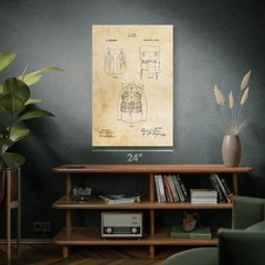 WW1 Uniform Patent Wall Art: Military Uniforms, War Historian, History Teacher