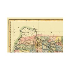 Historic State Map – Tennessee – Lucas 1823 – Vintage Wall Art