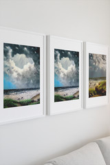 Seascape Tranquility: coastal prints-housewarming gifts-home décor-prints/giclée