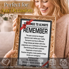 12 Things to Always Remember Inspirational Quotes Poster Print Unframed 11×17