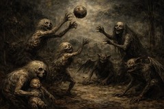 Creepy Art Print Creatures Of The Night Monster Horror Painting 13×19 Poster