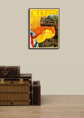 Mexico 1960’s Vintage Travel Poster – 18×24