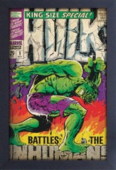HULK COVER 13×19 FRAMED GELCOAT POSTER STAN LEE MARVEL COMIC MOVIE SUPERHERO NEW