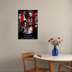612325 First Blood Movie Stallone Rambo Thriller Action Wall Print Poster