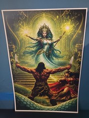 BARBARIAN POSTER FANTASY ART 12X18 MATE CARDSTOCK 130 lb NEW CONAN TARZAN 16A
