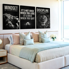 3 Pieces Inspirational Large Wall Art Canvas Set for Living Room Set Of 3