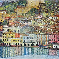 Malcena at the Gardasee by Klimt – 40×50 Inch Rolled Canvas Wall Art Print