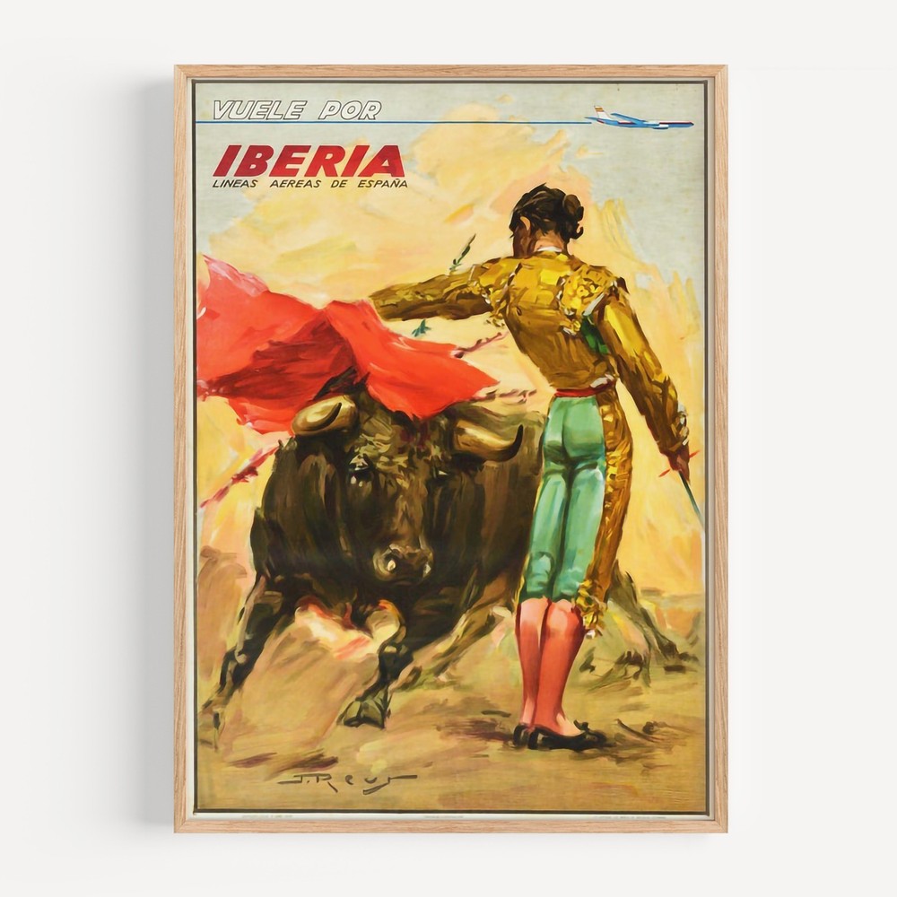Spain – Iberia – 1950 (2) Retro Travel Poster