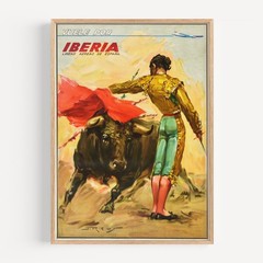 Spain – Iberia – 1950 (2) Retro Travel Poster