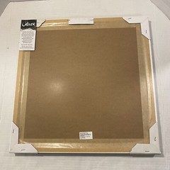 LOUIS VUITTON OLIVER GAL Glass ART FRAMED 16″ X 16″ GOLD FOIL EMBELLISHED – NEW
