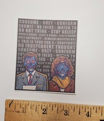 THEY LIVE Movie (1988) STICKERS 🎬 🎞 🎥 🎦 📽 🎟