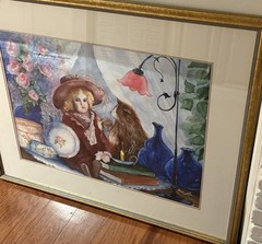 Creepy Doll Picture Print Wall Decor