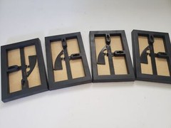 Set of 4 Art Statues Photos Wall Art Decor 4×6 in Framed