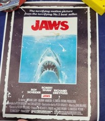 Jaws Movie Poster Canvas Wall Art Print 12×16 Retro Cult Film Home Decor Gift