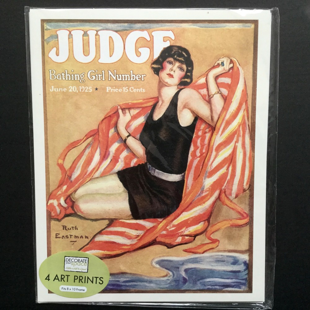 Vintage Theme Art Prints 4 French Poster Art 8 x 10 in Retro Advertising Decor