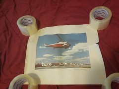 Vintage Sikorsky Helicopter Poster – Measures 17×14 Print Aircraft