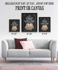 What Is A Book shelf Other Than A Treasure Chest – Unframed Poster or Canvas Art