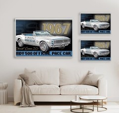 1967 SS Camaro Convertible Indy 500 Pace Car 24×36 or 11×17 Poster