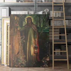 Light of the World – Jesus Knocking Christian Bible Canvas Print Wall Art