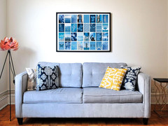 Blue Wall Collage Kit Aesthetic Pictures,Wall Art Posters for Teen Girls Room or