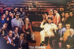 Mob Poster «The Meeting» TV & Movie Gangsters 24″ x 36″ Wall Art Man Cave 51062