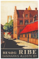 DENMARK VINTAGE STYLE PRINT/POSTER SATIN PHOTO PAPER T376