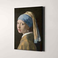 Girl with a Pearl Earring by Johannes Vermeer Canvas Print Wall Art