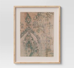 🏯 THRESHOLD Textured Fabric Framed Wall Art (Set of 2) 24″ x 30″ 🆕