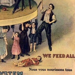 Pyramid of Capitalist System 1911 Poster, Anti-Capitalism Communist Propaganda