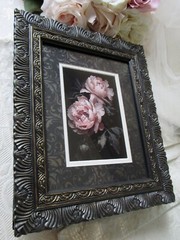 Frame & Peony,8×10 Ornate Frame,Art Print,Victorian,Cottage,Goth,Event,Baroque