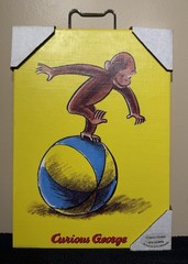 Curious George 2005 Target Home 14 x 10 x 1/4 Canvas Print w/Hanger (see desc.)