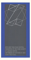 JOSEF ALBERS The 10th New York Film Festival, 1972 – Signed