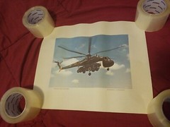 Vintage Sikorsky Helicopter Poster – Measures 17×14 Print Aircraft