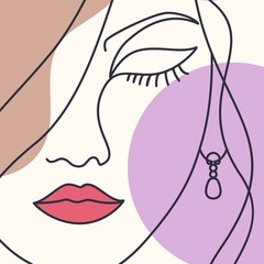 Minimalist Line Art Poster Print LA326