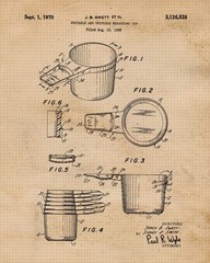 Baking Patent Prints, 6 (8×10) Unframed Photos, Wall Art Decor for Home Work …