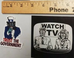 THEY LIVE Movie (1988) STICKERS 4 PACK LOT 🎬 🎞 🎥 🎦 📽 🎟