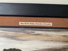 Jeevan Veerasinghe Natural Wood Art-Nine Arches Bridge Demodara Sri Lanka