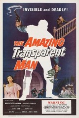 The Amazing Transparent Man 1960 27″x40″ One Sheet Size Poster Movie B Horror