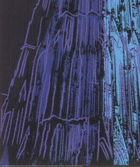 ANDY WARHOL Koln Cathedral Blue 35.5″ x 27.5″ Poster 1993 Pop Art Blue, Black, T