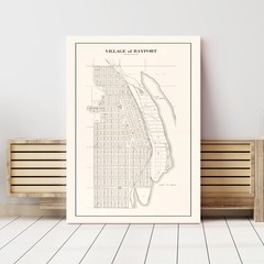 Old Map of Bayport, MN 1938 – Vintage Bayport Minnesota Art