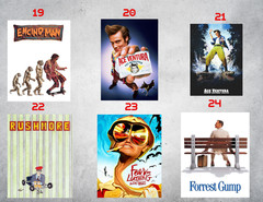 90’s Movie Retro Wall Collage Poster Prints