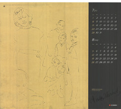 ANDY WARHOL Page from a Gold Book 20.75″ x 23.25″ Poster 1990 Pop Art Yellow
