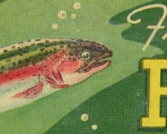 1939 Fresh Water FISH Guide POSTER! (up to 24 x 36) – Fishing – Trout – Vintage