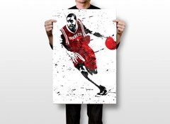 Houston Rockets Tracy McGrady Art Wall Indoor Room Outdoor Poster – POSTER 20×30