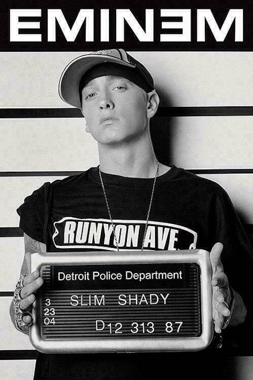 284278 Eminem Mugshot PRINT POSTER